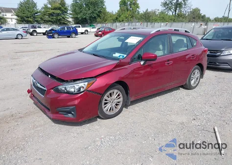 2018 Subaru Impreza 2.0I Premium z USA, uszkodzony, nr VIN 4S3GTAB69J3736674